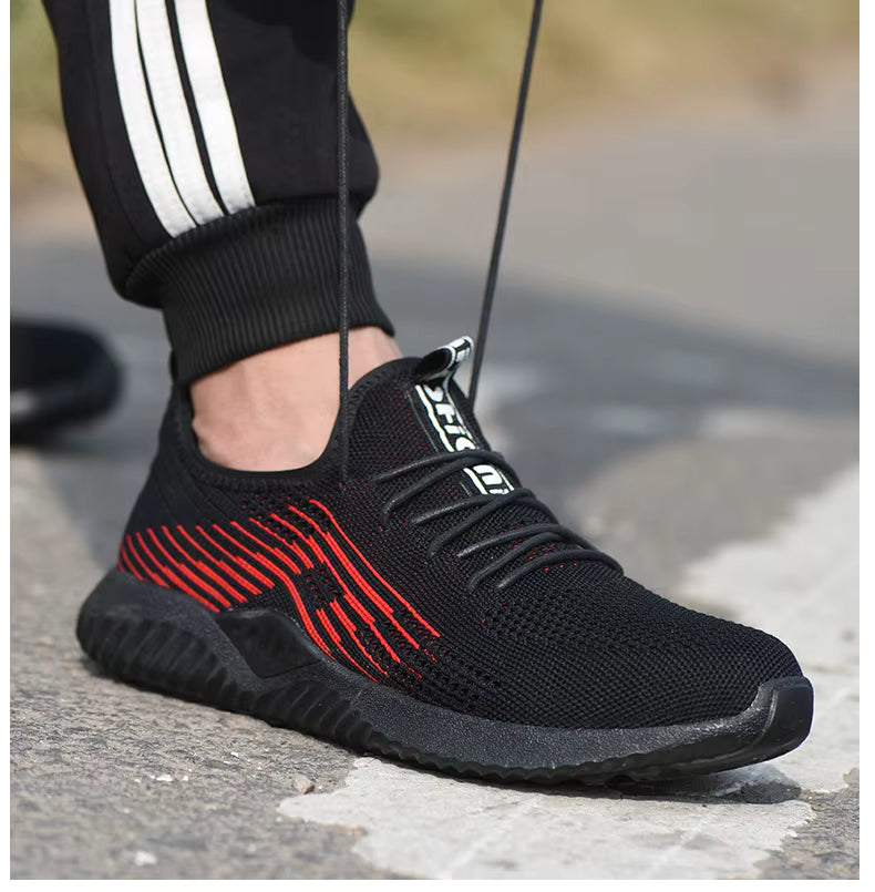 Steel Toe Cap Work Shoes — Breathable Sneakers | Unisex