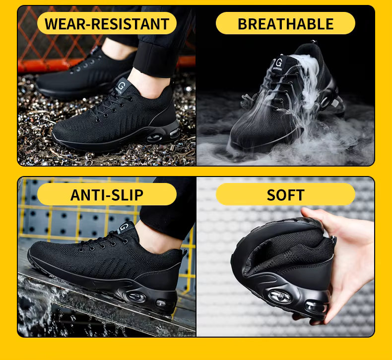 Steel Toe Safety Sneakers — Men & Women